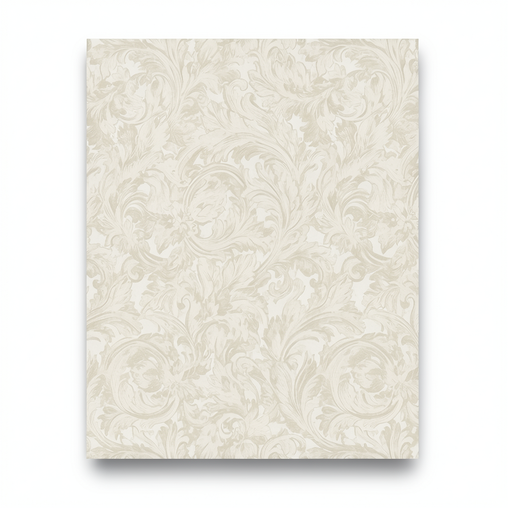Patterned Wallpaper 10m x 0.73m Light Beige, Model 56863
