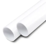 مواسير UPVC ضغط اسمي 17.2 بار مقاس 4 إنش سمك 6.7 مم لون أبيض