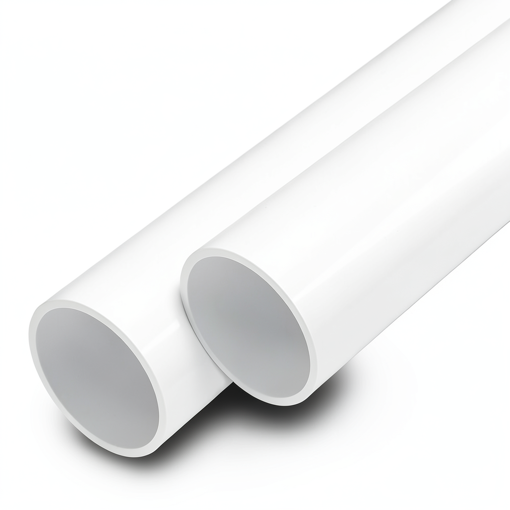 مواسير UPVC ضغط اسمي 17.2 بار مقاس 2 إنش سمك 3.6 مم لون أبيض