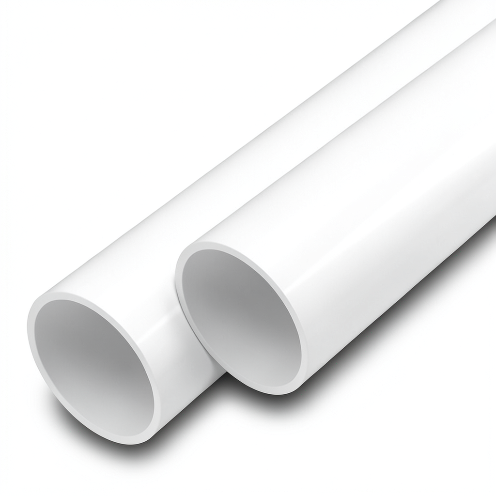 UPVC Pipes Nominal Pressure 17.2 Bar Size 3 Inch Thickness 5.2 mm White