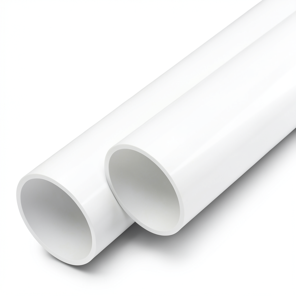 UPVC Pipes Nominal Pressure 13.8 Bar Size 1 1/2 inch Thickness 2.3 mm White