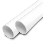 أنابيب UPVC ضغط اسمي 21.7 بار مقاس 3/4 إنش سمك 2 مم لون أبيض