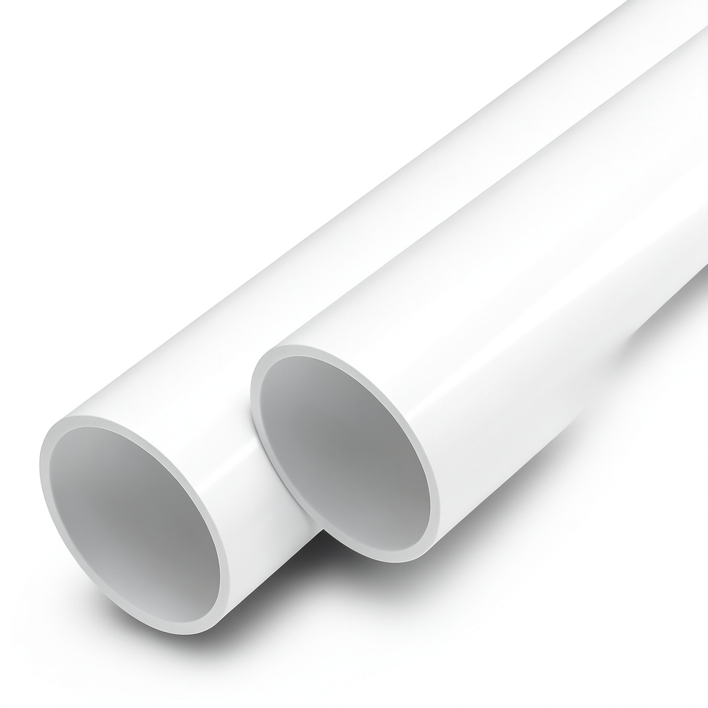مواسير UPVC ضغط اسمي 13.8 بار مقاس 2 إنش سمك 2.9 مم لون أبيض