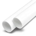 أنابيب UPVC ضغط اسمي 21.7 بار مقاس 1/2 إنش سمك 1.6 مم أبيض