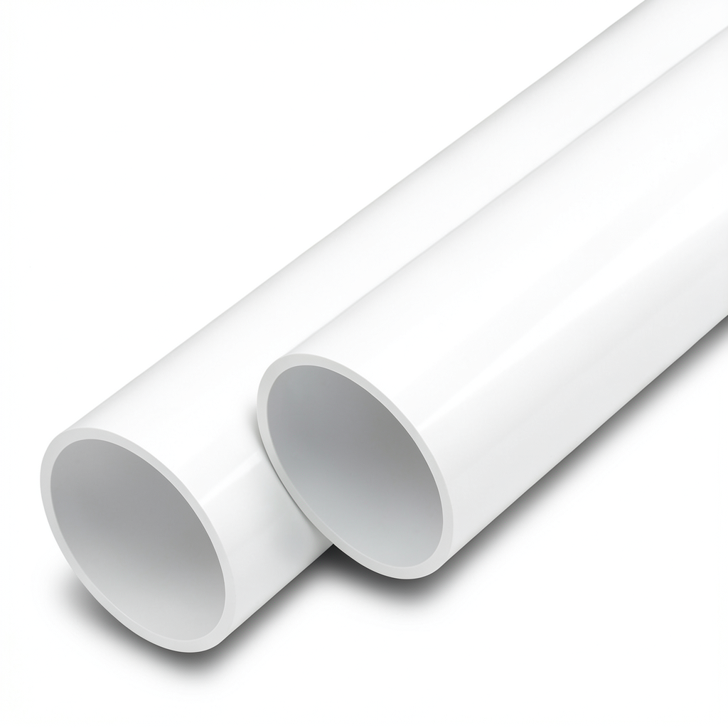 UPVC Pipes Nominal Pressure 17.2 Bar Size 1 Inch Thickness 2 mm White