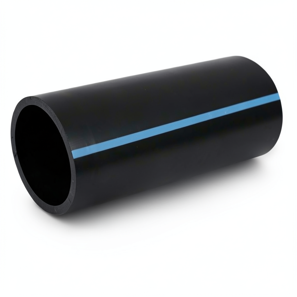أنابيب HDPE NPF ضغط اسمي 10 بار قطر خارجي 32 مم سمك 1.6 مم أسود