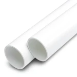 UPVC Pipes Nominal Pressure 17.2 Bar Size 1 1/4 Inch Thickness 2.5 mm White