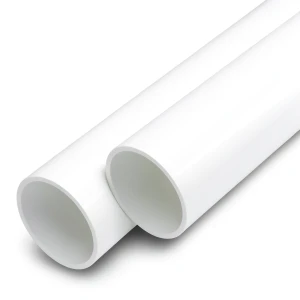 مواسير UPVC ضغط اسمي 17.2 بار مقاس 1/4 1 إنش سمك 2.5 مم لون أبيض