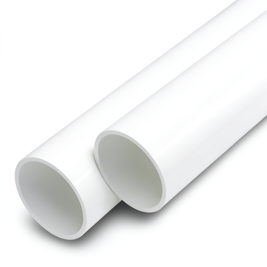 UPVC Pipes Nominal Pressure 17.2 Bar Size 1 1/4 Inch Thickness 2.5 mm White