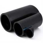 أنابيب HDPE الوطني لشبكات المياه ضغط 8 بار قطر خارجي 315 مم سمك 9.7 مم لون أسود