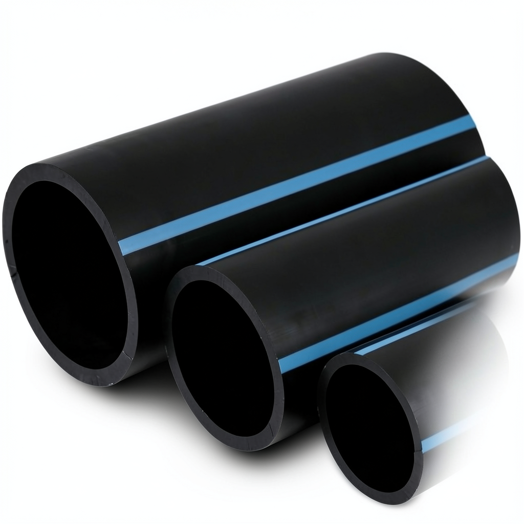 مواسير HDPE الوطني ضغط 10 بار قطر 40 مم سمك 1.9 مم لون أسود