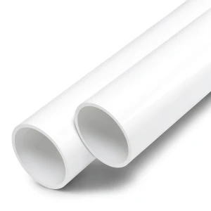 مواسير UPVC ضغط اسمي 17.2 بار مقاس 1/2 1 إنش سمك 2.9 مم لون أبيض