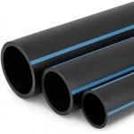 أنابيب HDPE الوطني لشبكات المياه ضغط 8 بار قطر خارجي 355 مم سمك 10.9 مم لون اسود