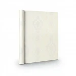 Italian Wallpaper Creamy Color Classic Design, Size 10mx1.06m, Model RC19012