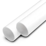 مواسير UPVC ضغط اسمي 17.2 بار مقاس 2 إنش سمك 3.6 مم لون أبيض