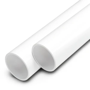مواسير UPVC ضغط اسمي 17.2 بار مقاس 2 إنش سمك 3.6 مم لون أبيض