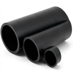 أنابيب HDPE الوطني ضغط 8 بار قطر خارجي 400 مم سمك 12.3 مم لون أسود
