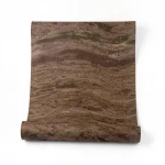 wavy wallpaper, brown color, length 10 m, width 1.06 m, model 83676  