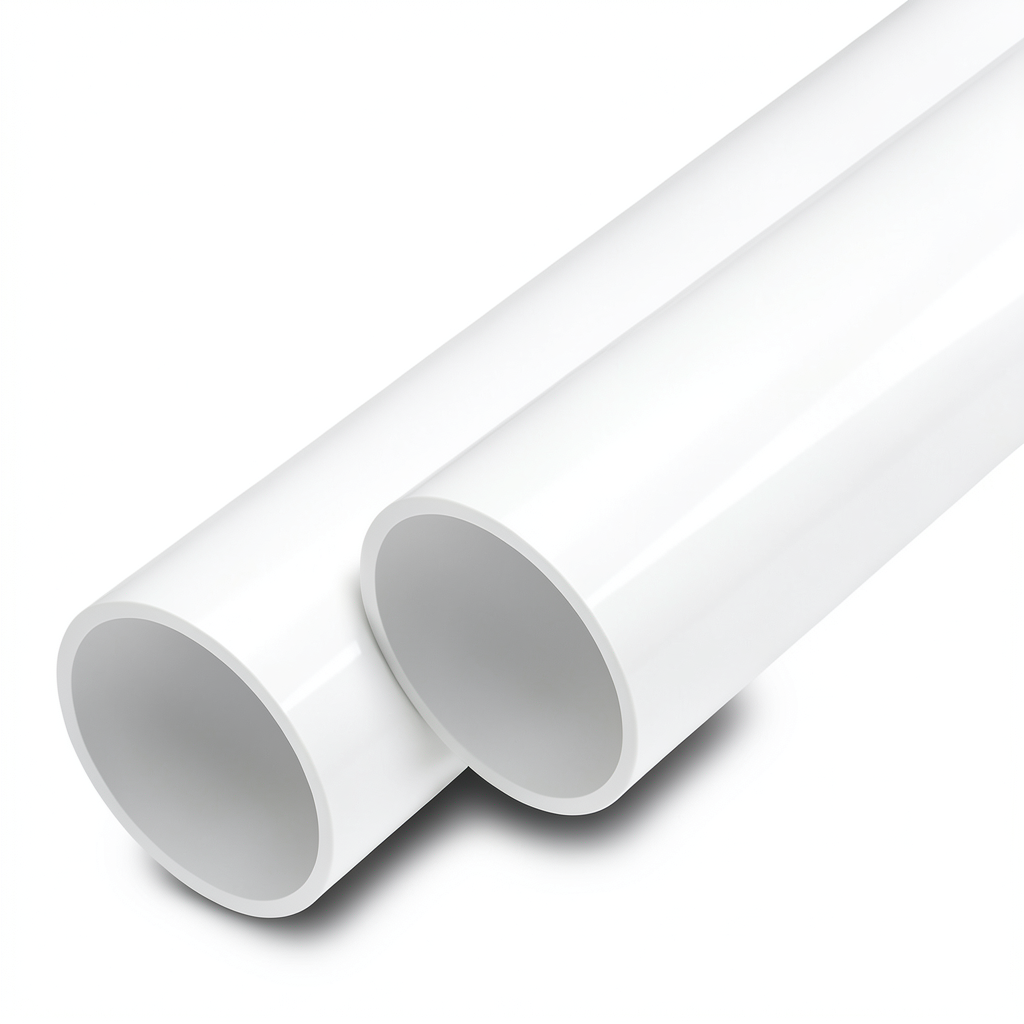 UPVC Pipes Nominal Pressure 17.2 Bar Size 3 Inch Thickness 5.2 mm White
