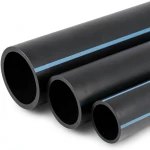 أنابيب HDPE NPF ضغط اسمي 10 بار قطر خارجي 32 مم سمك 1.6 مم أسود