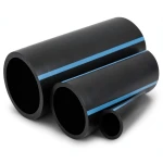 مواسير HDPE الوطني لشبكات المياه ضغط 10 بار قطر خارجي 75 مم سمك 3.6 مم لون اسود