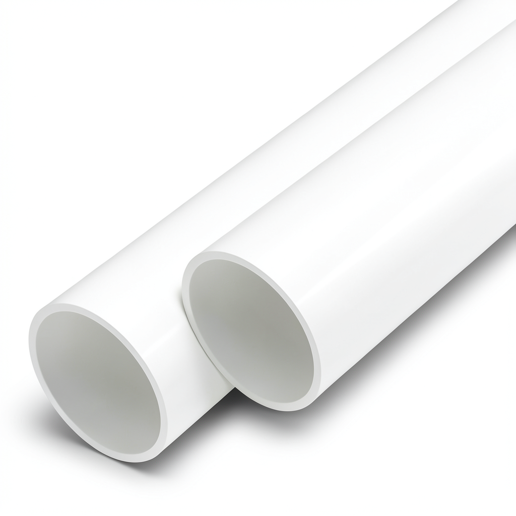 UPVC Pipes Nominal Pressure 17.2 Bar Size 4 Inch Thickness 6.7 mm White
