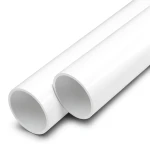 مواسير UPVC ضغط اسمي 17.2 بار مقاس 6 إنش سمك 9.9 مم لون أبيض