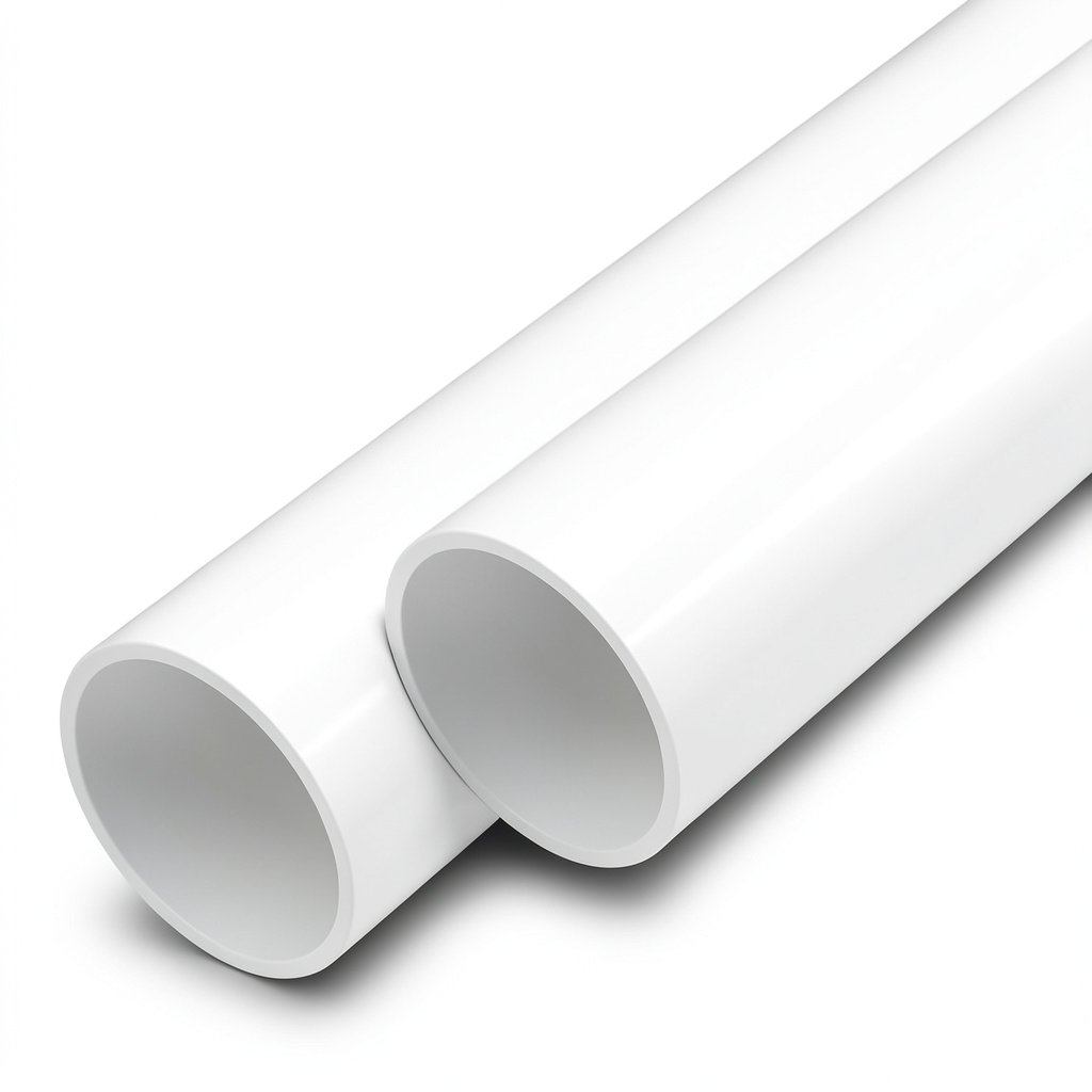 UPVC Pipes Nominal Pressure 17.2 Bar Size 6 Inch Thickness 9.9 mm White