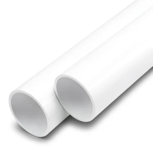 مواسير UPVC ضغط اسمي 17.2 بار مقاس 8 إنش سمك 12.9 مم لون أبيض