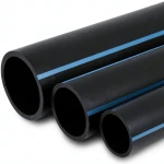 مواسير HDPE الوطني لشبكات المياه ضغط 10 بار قطر خارجي 63 مم سمك 3 مم لون اسود