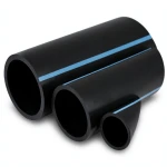 أنابيب HDPE الوطني ضغط 10 بار قطر خارجي 140 مم سمك 5.4 مم لون أسود