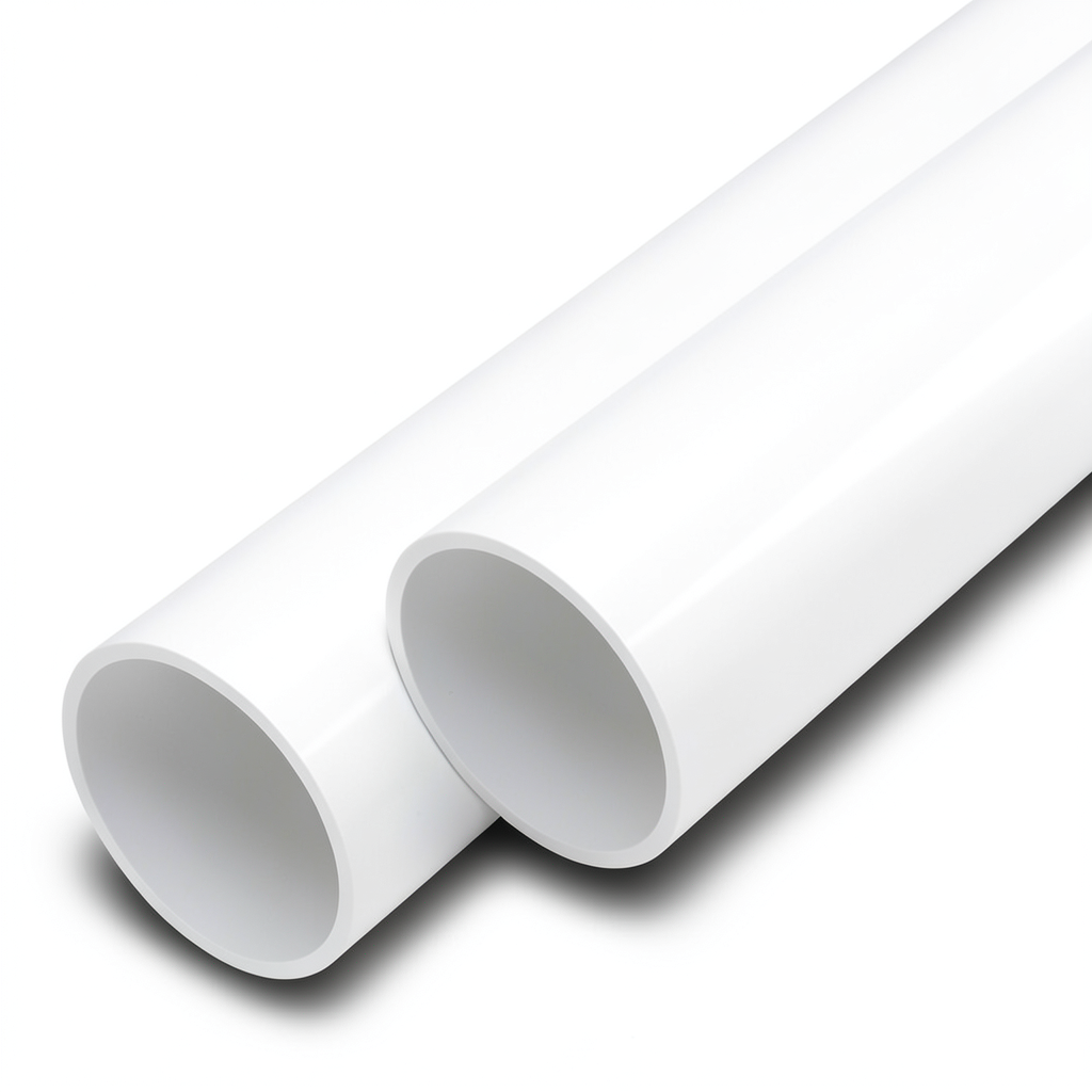 أنابيب UPVC ضغط اسمي 21.7 بار مقاس 3/4 إنش سمك 2 مم لون أبيض