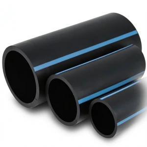 أنابيب HDPE الوطني ضغط 10 بار قطر خارجي 180 مم سمك 6.9 مم لون أسود