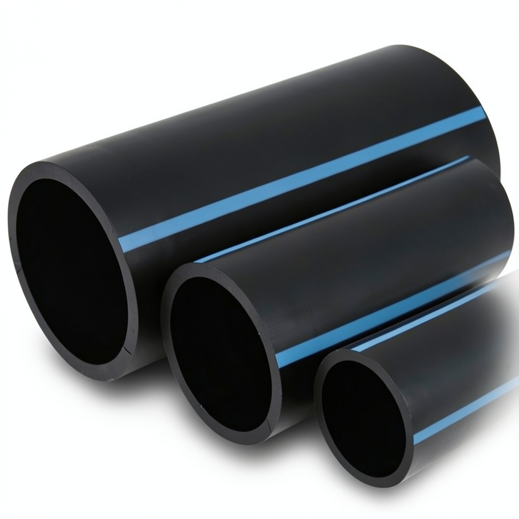 NPF HDPE Pipes Nominal Pressure 10 Bar Outside Diameter 180 mm Thickness 6.9 mm Black