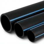 أنابيب HDPE الوطني لشبكات المياه ضغط 8 بار قطر خارجي 315 مم سمك 9.7 مم لون أسود