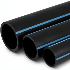 NPF HDPE Pipes for Water Networks Pressure 8 Bar Outside Diameter 315 mm Thickness 9.7 mm Black