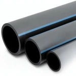 أنابيب HDPE الوطني لشبكات المياه ضغط 8 بار قطر خارجي 355 مم سمك 10.9 مم لون اسود