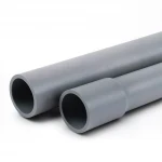 مواسير UPVC لانظمة الصرف الصحي الوطني  ضغط 12.5 بار  قطر خارجي 75 مم سمك 4.5 مم لون رمادي