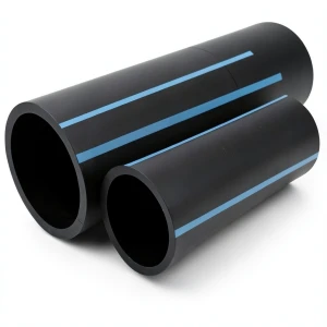 NPF HDPE Pipes for Water Networks Pressure 10 Bar Outside Diameter 63 mm Thickness 3 mm Black