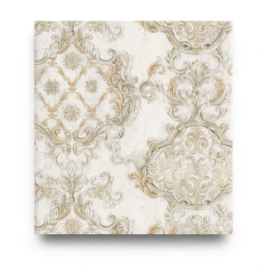 Wall Decoration Classic Design 10 m x 1.06 m Beige, Model 82858
