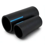 أنابيب HDPE الوطني لشبكات المياه ضغط 10 بار قطر خارجي 125 مم سمك 4.8 مم لون اسود