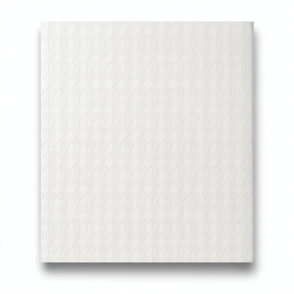 Italian Wallpaper Patterned Design 10mx0.70m Off White Color