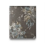Italian Wallpaper Floral Design 10m x 1.06m, Dark Beige