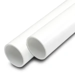 أنابيب UPVC ضغط اسمي 21.7 بار مقاس 1 إنش سمك 2.5 مم لون أبيض