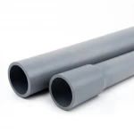 مواسير UPVC لانظمة الصرف الصحي الوطني  ضغط 12.5 بار  قطر خارجي 63 مم سمك 3.8 مم لون رمادي