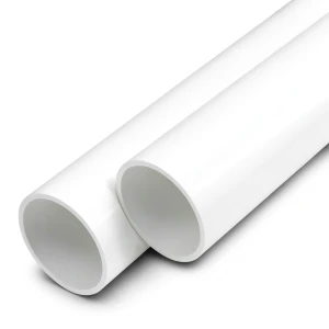 أنابيب UPVC ضغط اسمي 21.7 بار مقاس 1/4 1 إنش سمك 3.1 مم لون أبيض