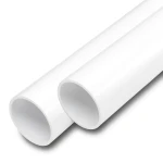أنابيب UPVC ضغط اسمي 21.7 بار مقاس 1 إنش سمك 2.5 مم لون أبيض