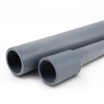 انابيب UPVC لانظمة الصرف الصحي الوطني  ضغط 6 بار  قطر خارجي 400 مم سمك 9.8 مم لون رمادي