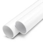 UPVC Pipes Nominal Pressure 21.7 Bar Size 1 1/4 inch Thickness 3.1 mm White