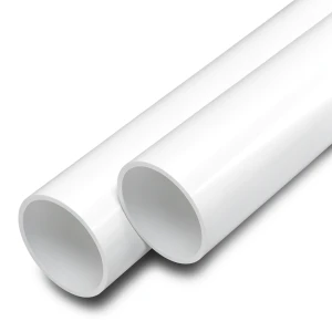 أنابيب UPVC ضغط اسمي 21.7 بار مقاس 4 إنش سمك 8.5 مم لون أبيض